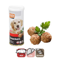 Лакомство Flamingo Meatballs натуральное для собак, мясные фрикадельки, 120 г Лакомство Flamingo Meatballs натуральное для собак, мясные фрикадельки, 120 г