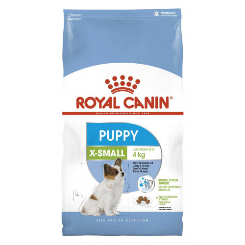 Сухой корм Royal Canin X-Small Puppy для щенков миниатюрных пород до 10 месяцев, 3 кг
