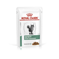 Вологий корм Royal Canin Satiety Weight Management для кішок при ожирінні, шматочки в соусі, 85 г Вологий корм Royal Canin Satiety Weight Management для кішок при ожирінні, шматочки в соусі, 85 г