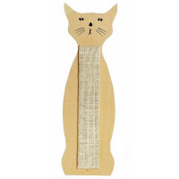 Кігтеточка Flamingo Scratching Sisal Cat Shape настінна для котів, сизаль, 59×21 см Кігтеточка Flamingo Scratching Sisal Cat Shape настінна для котів, сизаль, 59×21 см