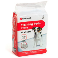 Пеленка Flamingo Training Pads Puppy для щенков, одноразовая, S, 35х45 см, 10 ед Пеленка Flamingo Training Pads Puppy для щенков, одноразовая, S, 35х45 см, 10 ед