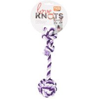 Игрушка Flamingo Cotton Rope Knot канат с одним узлом, для собак Игрушка Flamingo Cotton Rope Knot канат с одним узлом, для собак