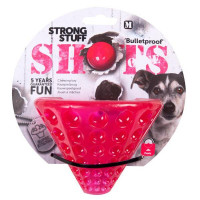 Игрушка Flamingo Shots Cone суперпрочная, для собак, резина, плавающая, 14х11 см