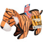 Игрушка Flamingo Strong Tiger суперпрочная, мягкая, для собак, 38х14х28 см