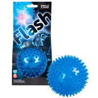 Игрушка Flamingo Spike Ball+LED с шипами и LED подсветкой, для собак, резина, 12.5 см Игрушка Flamingo Spike Ball+LED с шипами и LED подсветкой, для собак, резина, 12.5 см