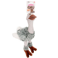 Іграшка Flamingo Emu Plush м'яка, для собак, плюш, 30 см Іграшка Flamingo Emu Plush м'яка, для собак, плюш, 30 см