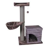 Когтеточка Flamingo Villa Scratch Pole домик, для котов, 60×45×100 см Когтеточка Flamingo Villa Scratch Pole домик, для котов, 60×45×100 см