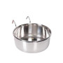 Миска Flamingo Small Animal Bowl навесная с крючком, для грызунов, нержавеющая сталь, размер L