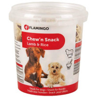 Ласощі Flamingo Bones Lamb & Rice кісточка, для собак, ягня, 500 г Ласощі Flamingo Bones Lamb & Rice кісточка, для собак, ягня, 500 г