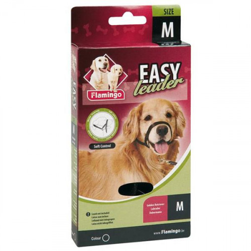 Намордник Flamingo Easy leader для корекції поведінки собак, лабрадор, доберман, ретривер, M
