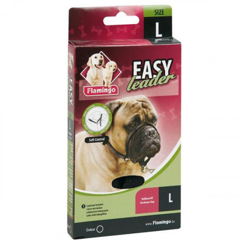Намордник Flamingo Easy leader для корекції поведінки собак, бульмастиф, бордовийсскій дог, L