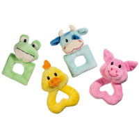 Игрушка Flamingo Puppy Toy кольцо, для щенков и собак малых пород, плюш, 12-14х9-11 см Игрушка Flamingo Puppy Toy кольцо, для щенков и собак малых пород, плюш, 12-14х9-11 см