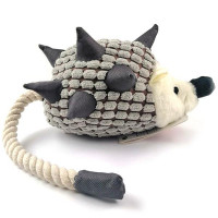 Іграшка Flamingo Hedgehog Plush з мотузковим хвостом, для собак, з пищалки, 45х10х15 см Іграшка Flamingo Hedgehog Plush з мотузковим хвостом, для собак, з пищалки, 45х10х15 см