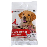 Лакомство Flamingo Micro Bones Training Treat косточка, для обучения собак, 50 г Лакомство Flamingo Micro Bones Training Treat косточка, для обучения собак, 50 г
