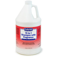 Шампунь Davis 15 to 1 Shampoo Fresh Fragrance для собак и котов, концентрат, 3.8 л
