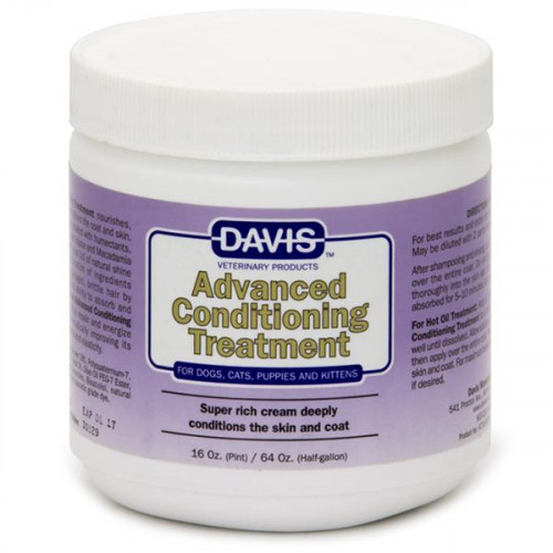 Кондиціонер Davis Advanced Conditioning Treatment для собак, котів, з маслом жожоба, оливковою, 454 мл