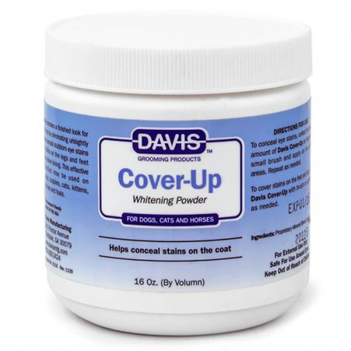 Пудра Davis Cover-Up Whitening Powder маскує, відбілююча, для собак, котів