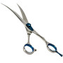 Ножиці Davis Extreme Edge Blue Curved вигнуті, для стрижки собак, 10 ", 25.4 см