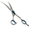 Ножиці Davis Extreme Edge Blue Curved вигнуті, для підстригання собак, 8.5 ", 21.6 см
