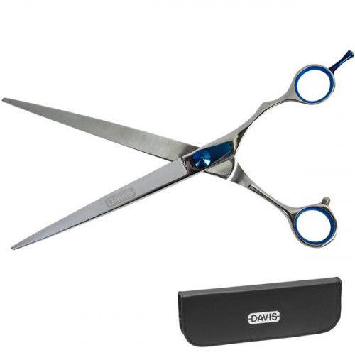 Ножиці Davis Extreme Edge Blue Straight прямі, для стрижки собак, 10 ", 25.4 см
