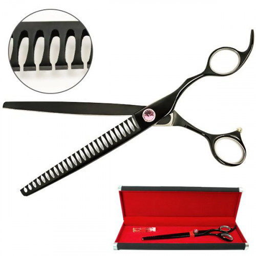 Ножницы Davis Majutsu Titanium Thinning филировочные, шанкерные, для стрижки собак, 8", 20.3 см