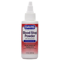 Порошок Davis Blood Stop Powder кровоспинний, з бензокаїном для собак і котів, 43 г Порошок Davis Blood Stop Powder кровоспинний, з бензокаїном для собак і котів, 43 г