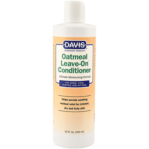 Кондиціонер Davis Oatmeal Leave-On Conditioner супер зволожуючий, для собак, котів, концентрат, 355 мл