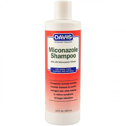 Шампунь Davis Miconazole Shampoo для собак і котів із захворюваннями шкіри, 355 мл