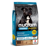 Сухой корм T25 Nutram Total Grain-Free Salmon & Trout беззерновой для собак, с лососем и форелью, 11.4 кг