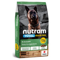 Сухий корм T26 Nutram Total Grain-Free Lamb & Lentils для собак, з ягням і сочевицею, беззерновий, 11.4 кг Сухий корм T26 Nutram Total Grain-Free Lamb & Lentils для собак, з ягням і сочевицею, беззерновий, 11.4 кг