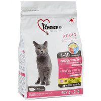 Сухий корм 1st Choice Adult Indoor Vitality Chicken для котів від 1 до 10 років, з куркою, 10 кг Сухий корм 1st Choice Adult Indoor Vitality Chicken для котів від 1 до 10 років, з куркою, 10 кг