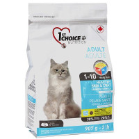 Сухой корм 1st Choice Adult Healthy Skin&Coat для здоровой кожи и блестящей шерсти, с лососем, 5.44 кг Сухой корм 1st Choice Adult Healthy Skin&Coat для здоровой кожи и блестящей шерсти, с лососем, 5.44 кг