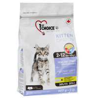 Сухий корм 1st Choice Kitten Healthy Start для кошенят від 2-х до 12-ти місяців, 5.44 кг Сухий корм 1st Choice Kitten Healthy Start для кошенят від 2-х до 12-ти місяців, 5.44 кг