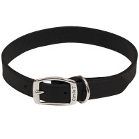 Шкіряний нашийник Coastal Circle T Leather Town для собак, чорний, 2.5×60 см Шкіряний нашийник Coastal Circle T Leather Town для собак, чорний, 2.5×60 см