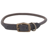 Шкіряний нашийник Coastal Circle T для собак, сірий, 1×40 см Шкіряний нашийник Coastal Circle T для собак, сірий, 1×40 см