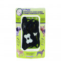 Нейлонова шлея Coastal Bone Combo для собак, чорна, 0.8×25-35 см