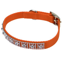 Ошейник Coastal Jeweled для собак, оранжевый, 1×30 см Ошейник Coastal Jeweled для собак, оранжевый, 1×30 см