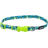 Нейлоновий нашийник Coastal Lit'l Pals для собак, зелений, 0.7×30 см Нейлоновий нашийник Coastal Lit'l Pals для собак, зелений, 0.7×30 см