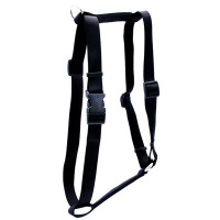 Нейлонова шлея Coastal Nylon Adjustable для собак, чорний, 1.6×40-66 см Нейлонова шлея Coastal Nylon Adjustable для собак, чорний, 1.6×40-66 см