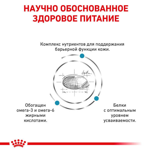 Сухий корм Royal Canin Skin Care Adult при захворюванні шкіри у собак, 11 кг