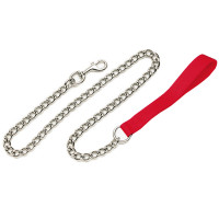 Повідець-ланцюжок Coastal Titan Chain Dog Leash для собак, червоний, 13 мм×1.2 м Повідець-ланцюжок Coastal Titan Chain Dog Leash для собак, червоний, 13 мм×1.2 м