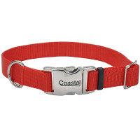 Нашийник Coastal Titan Buckle для собак, червоний, 2×30-45 см Нашийник Coastal Titan Buckle для собак, червоний, 2×30-45 см