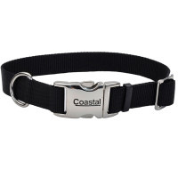 Ошейник Coastal Titan Buckle для собак, черный, 2.5×46-66 см Ошейник Coastal Titan Buckle для собак, черный, 2.5×46-66 см