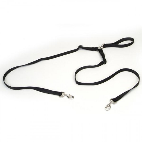 Нейлоновий поводок Coastal 2 Dog Walker для 2-х собак, 2.5×1.2 м