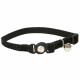 Безпечний нашийник Coastal Fashion Safe Cat для котів, чорний, 1×30 см