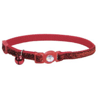 Безопасный ошейник Coastal Fashion Safe Cat для кошек, красный, 1×30 см Безопасный ошейник Coastal Fashion Safe Cat для кошек, красный, 1×30 см