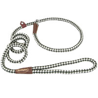 Нашийник-поводок Coastal Remington Rope Dog Leash для собак, ривковий, біло-зелений, 1×1.8 м Нашийник-поводок Coastal Remington Rope Dog Leash для собак, ривковий, біло-зелений, 1×1.8 м