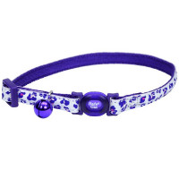 Безпечний нашийник Coastal Fashion Safe Cat Collar для котів, світловідбиваючий, фіолетовий, 1×20-30 см Безпечний нашийник Coastal Fashion Safe Cat Collar для котів, світловідбиваючий, фіолетовий, 1×20-30 см