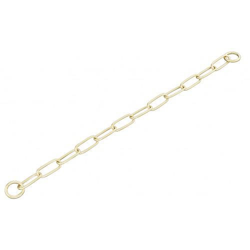 Нашийник з широким ланкою Sprenger Extra Long Link для собак, 4 мм, полірована латунь, 59 см