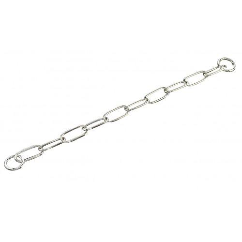 Нашийник Sprenger Extra Long Link для собак, з широким ланкою, хромована сталь, 4 мм, 63 см
